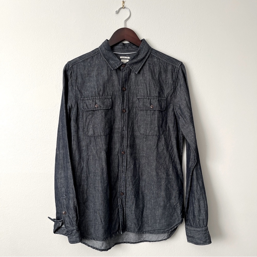 Bridge & Burn Original Slim Long Sleeve Shirt Size M